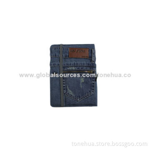 Fashion Jeans cowboy leather case for iPad